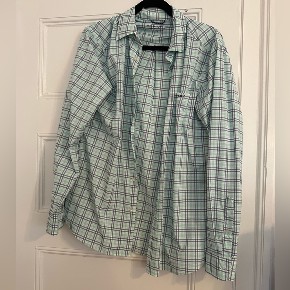 Men's Green Plaid Shirt